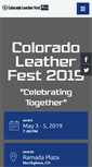 Mobile Screenshot of coloradoleatherfest.com
